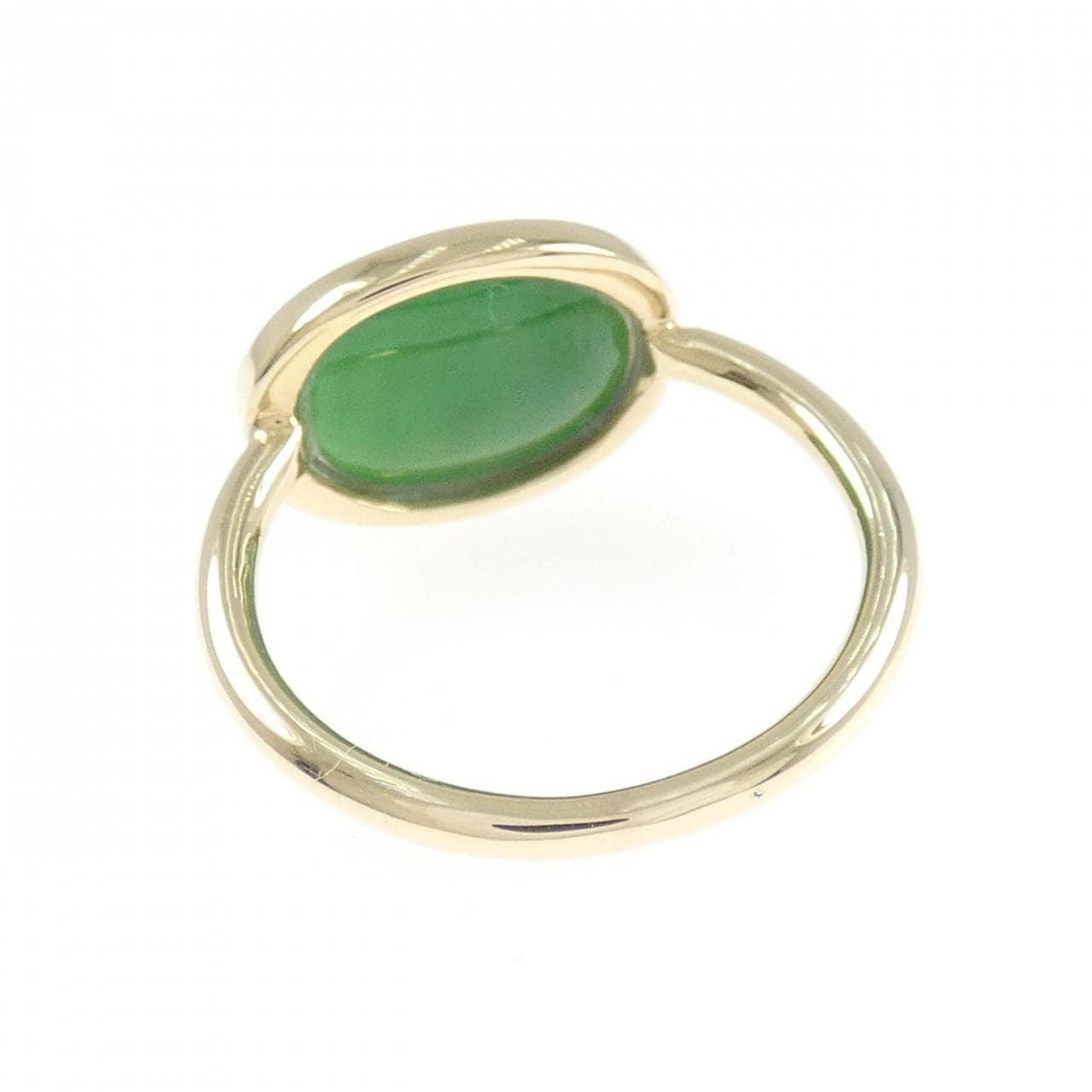 K10YG ヒスイ リング