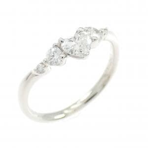トリロジー ハート ダイヤモンド リング 0.40CT