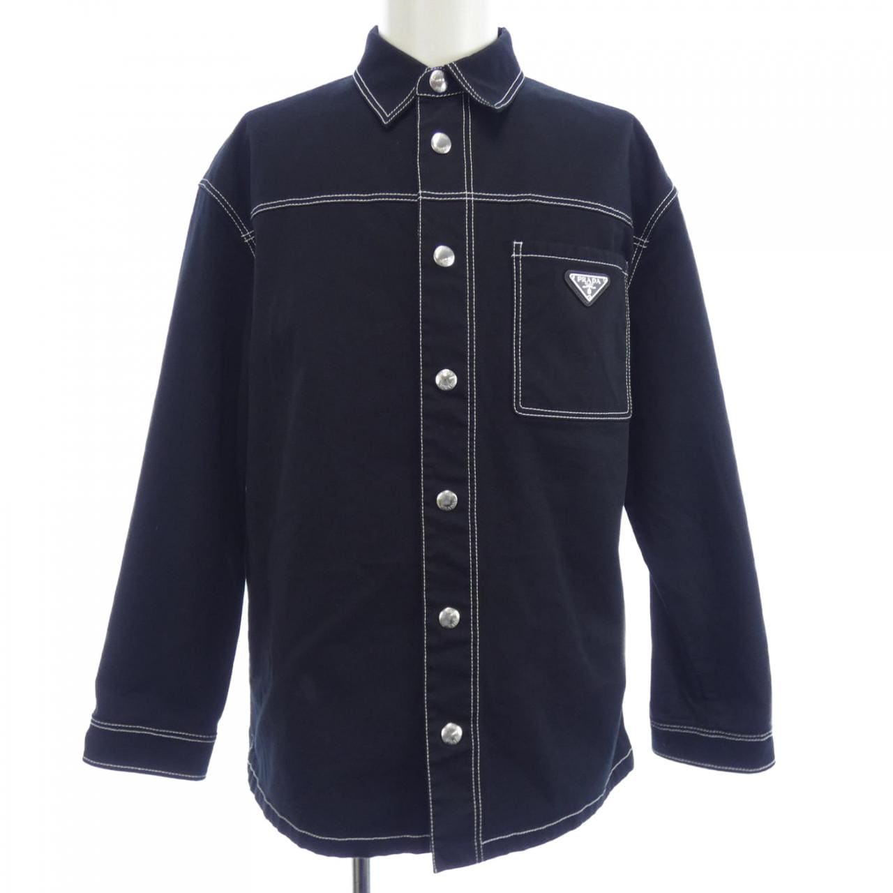 プラダ PRADA トライアングルロゴ SC696 S232 108I シャツ
