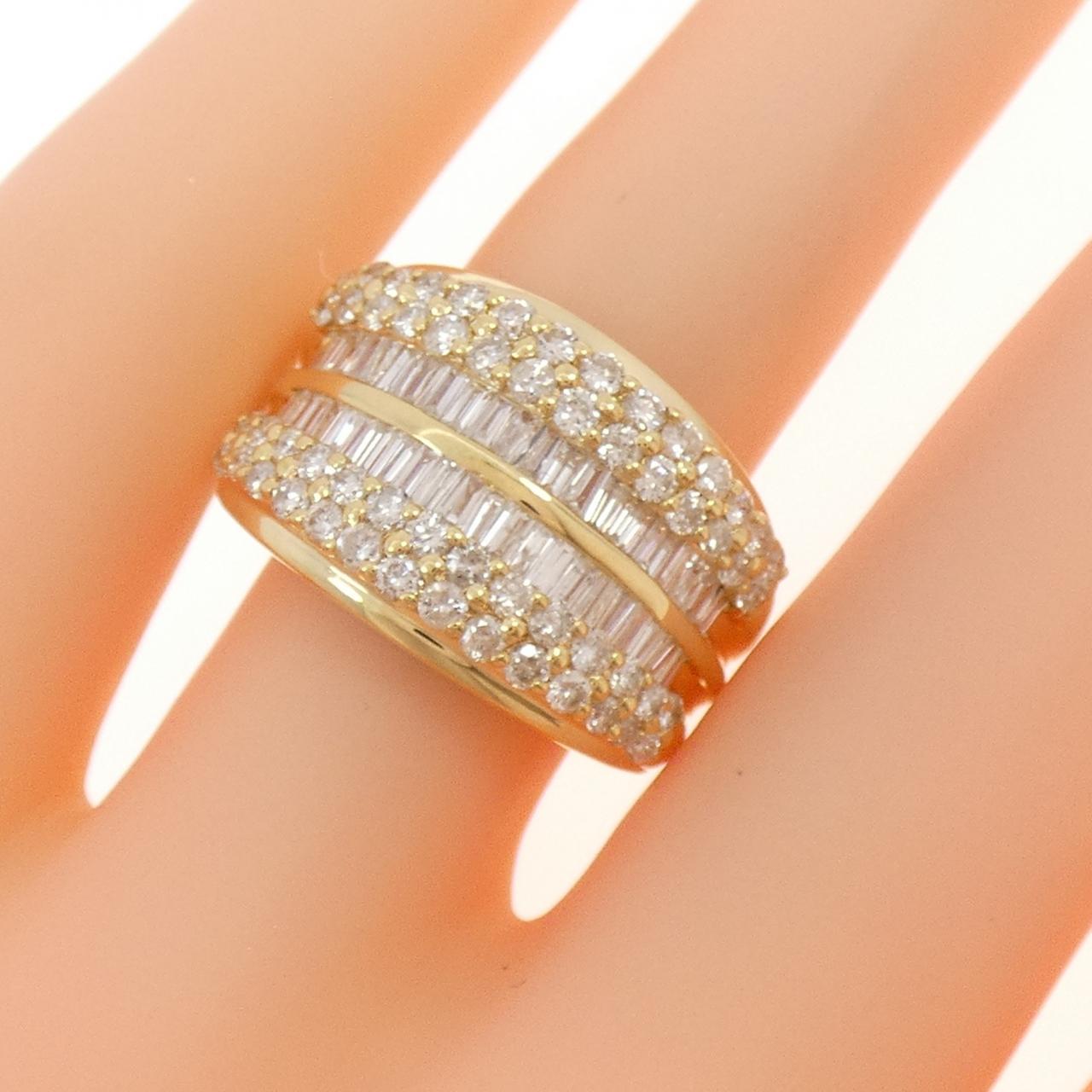 K18YG ダイヤモンド リング 1.50CT