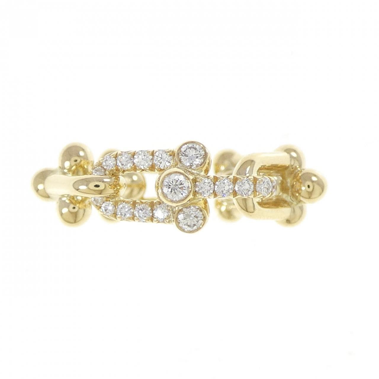 ティファニー スモール リンク リング 0.26CT