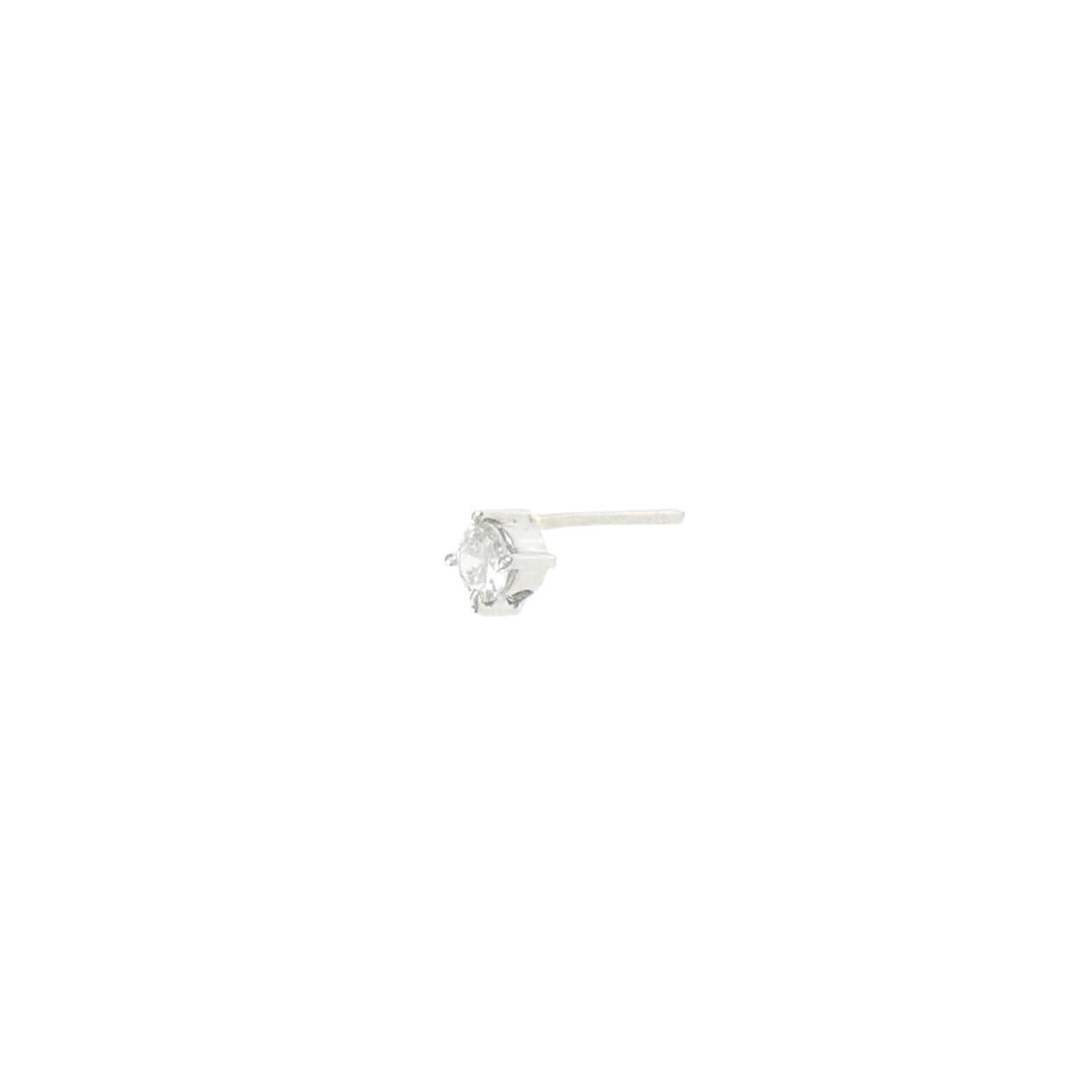 PT900 ダイヤモンド ピアス 片耳