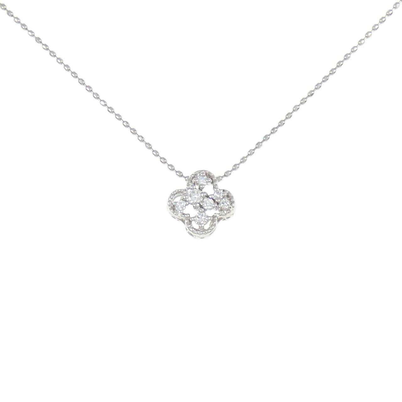 PT Flower Diamond Necklace 0.10CT