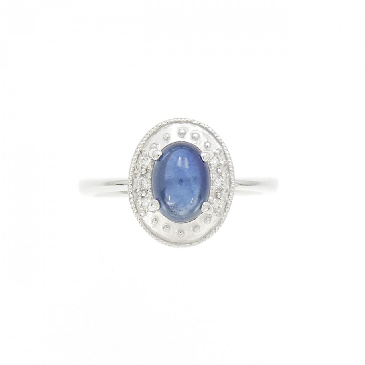 K18WG Sapphire Ring 1.42CT