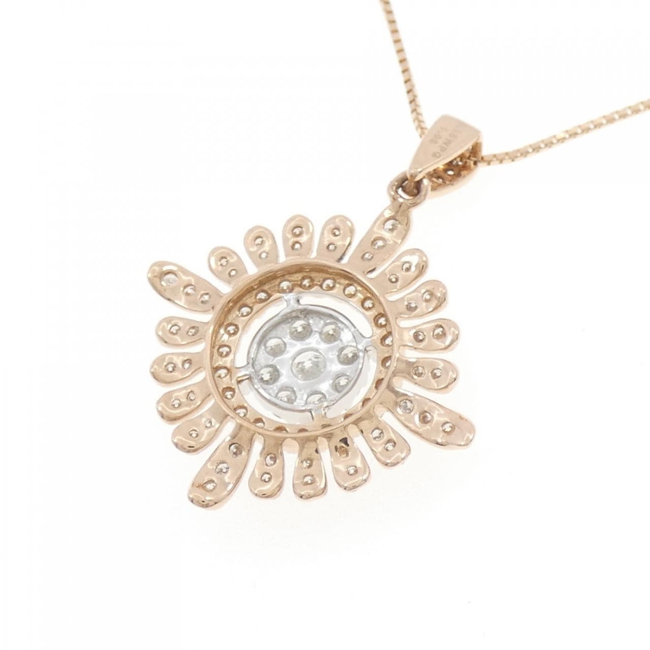 K18PG/K18WG ダイヤモンド ネックレス 1.00CT