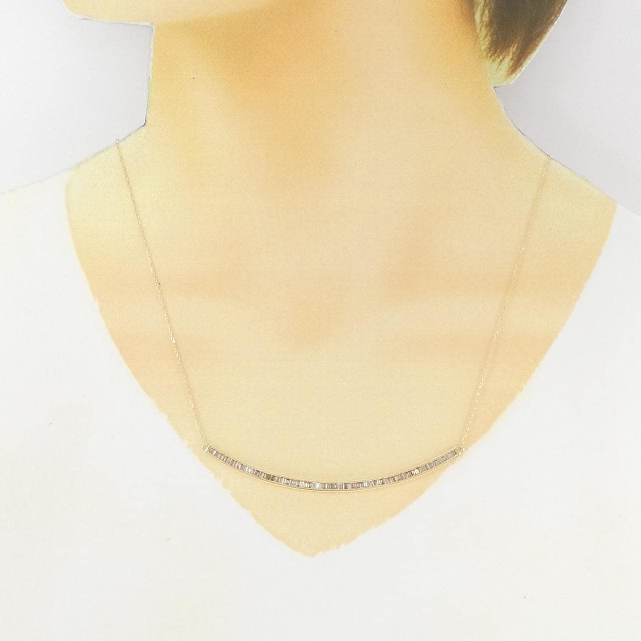 K18YG ダイヤモンド ネックレス 1.00CT