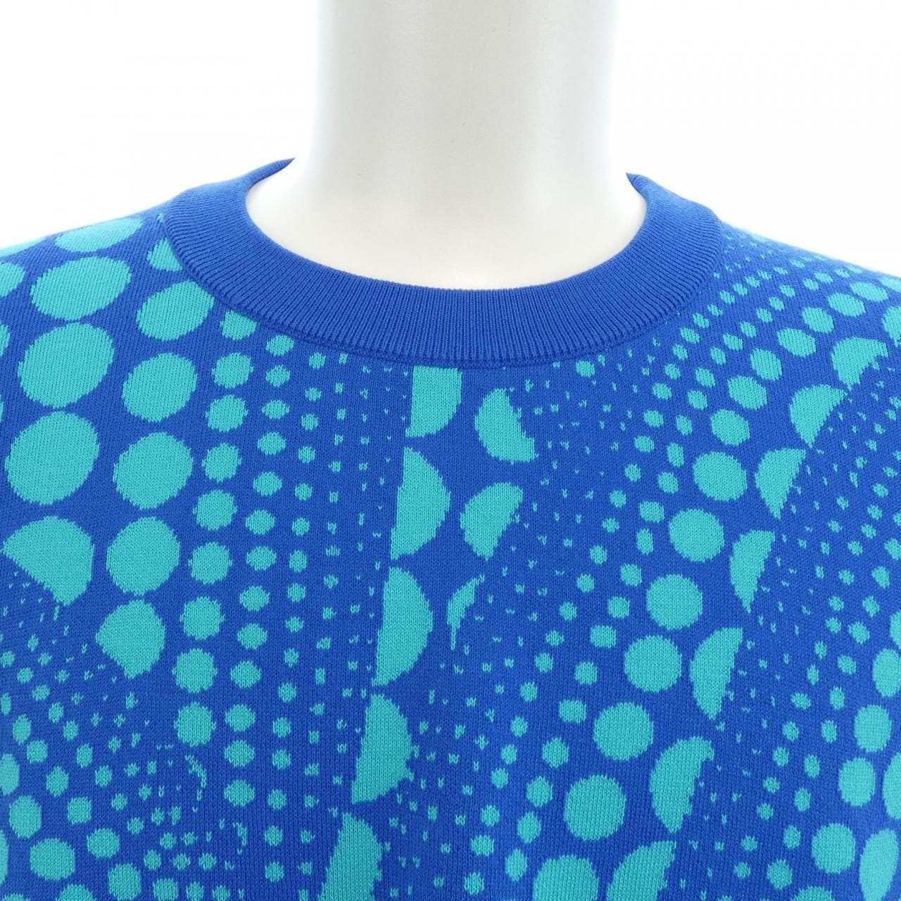 ルイヴィトン LOUIS VUITTON LV×YK オールオーバーパンプキンクルーネック HON38WJL4 草間彌生 ニット