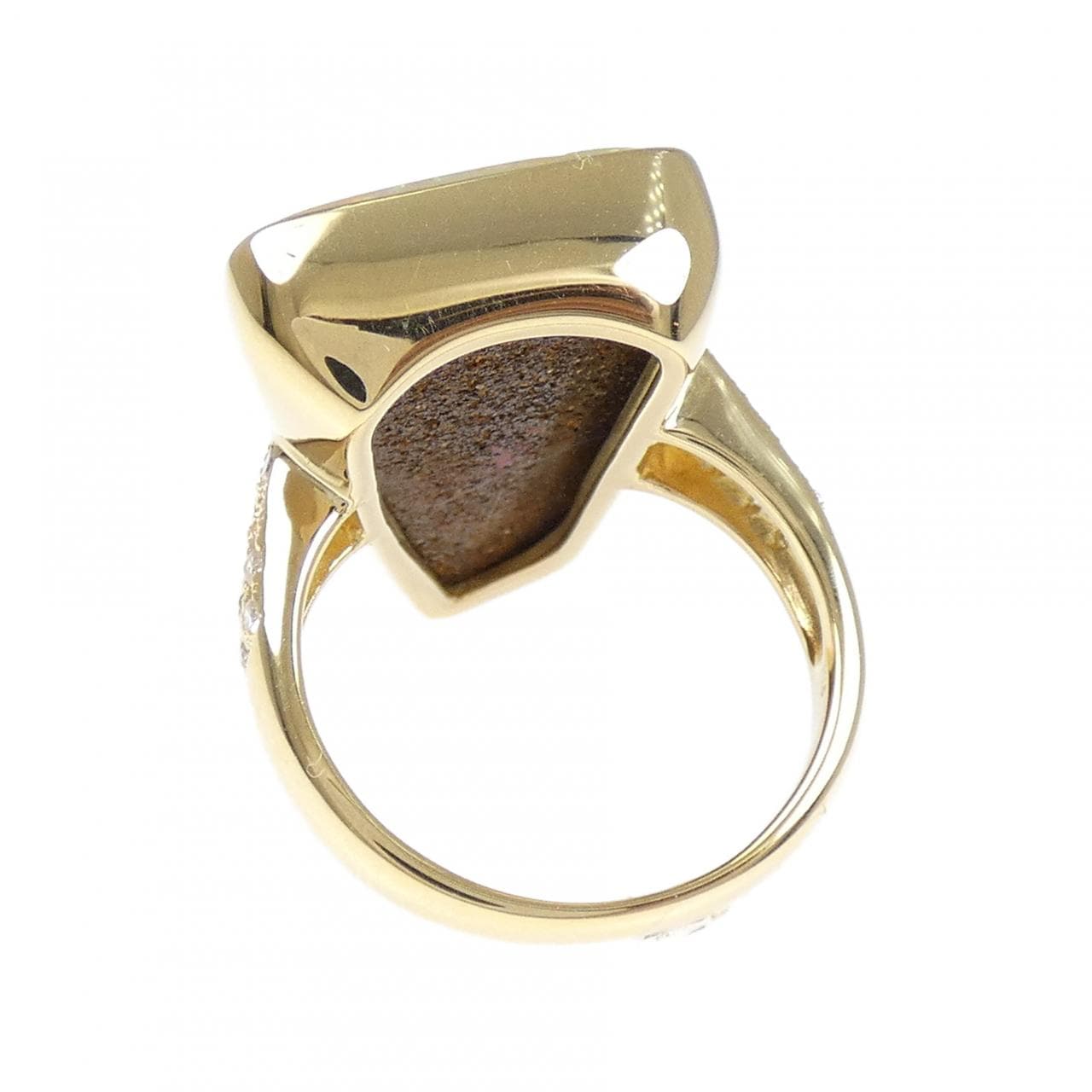 K18YG カラーストーン リング