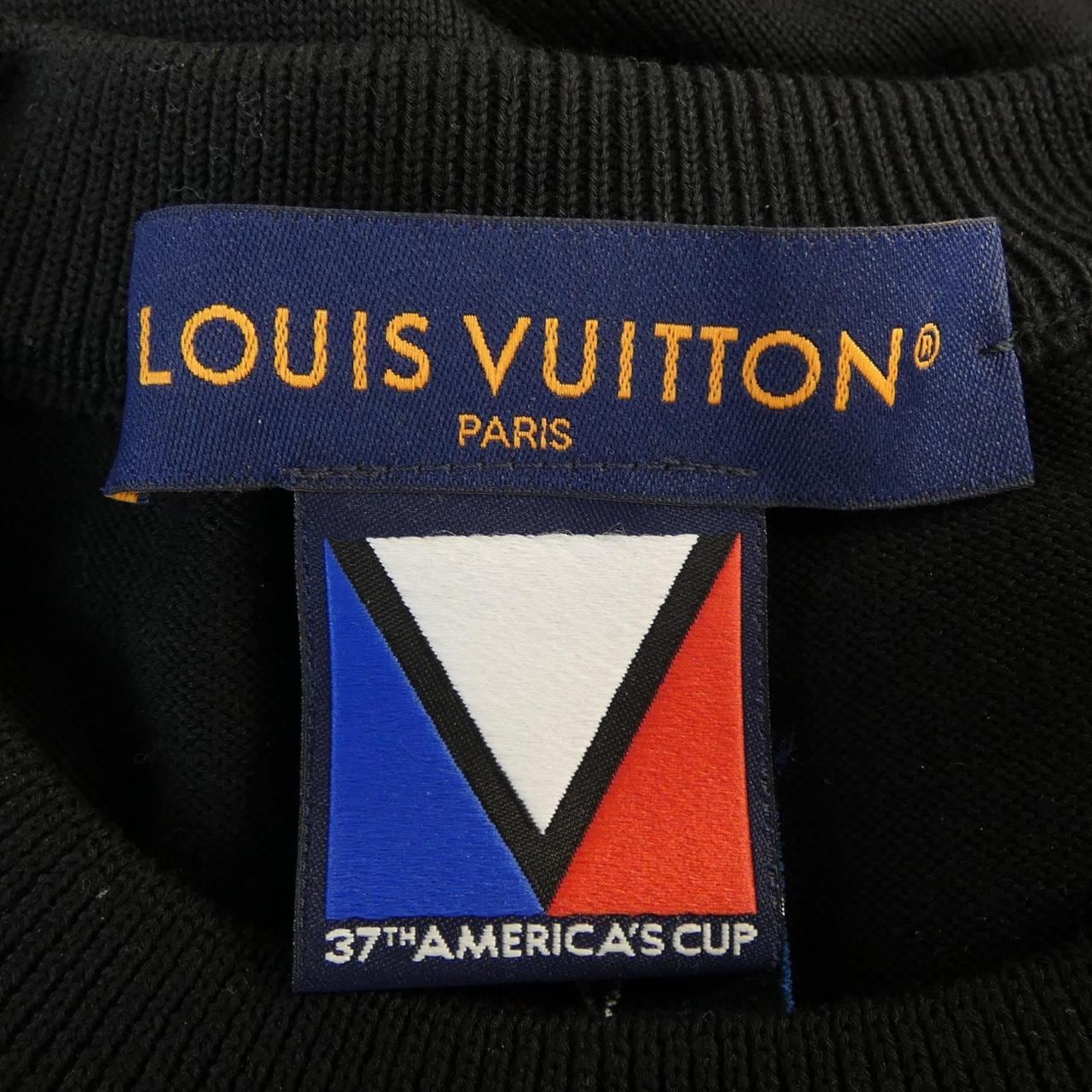 ルイヴィトン LOUIS VUITTON エンベリッシュドショートスリーブコットンクルーネック HRN57WOY8 ニット