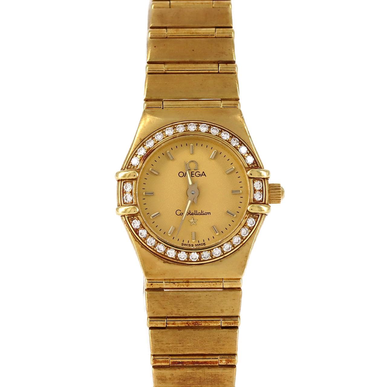 【ノーメンテナンス還元価格】オメガ コンステレーションミニ YG/D 1167.10 YG クォーツ