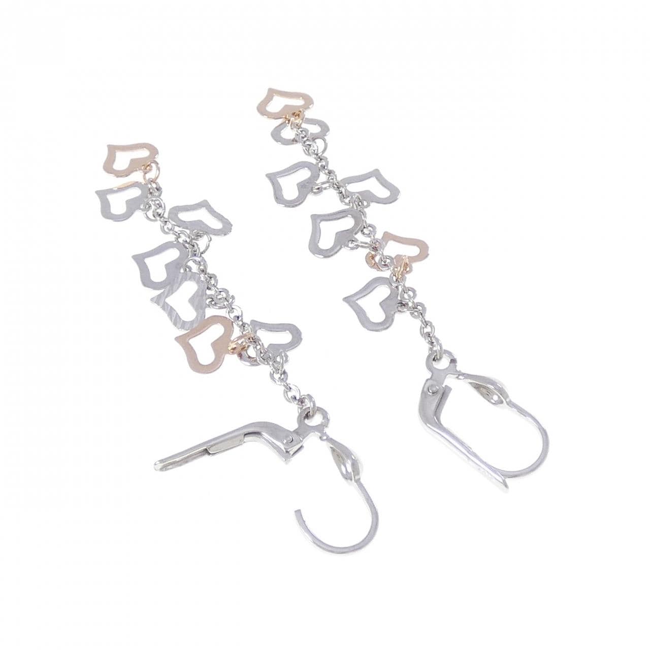 10KWG/10KPG ハート ピアス