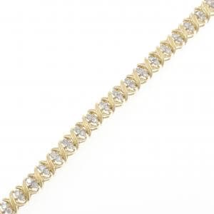 14KYG/14KWG ダイヤモンド ブレスレット 2.00CT