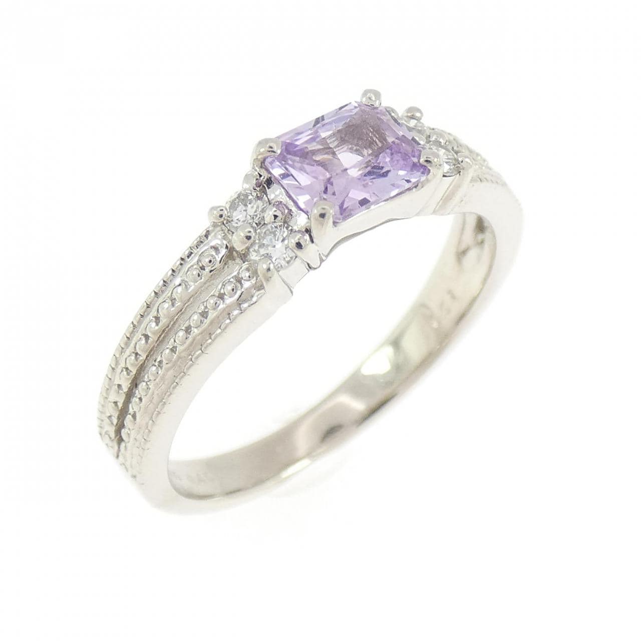 PT900 サファイヤ リング 0.45CT
