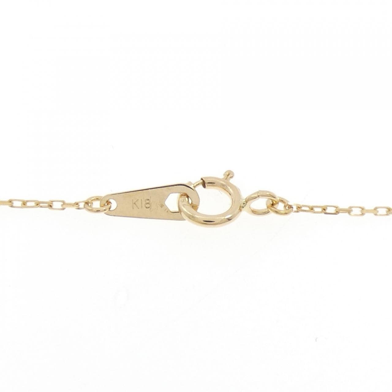 K18YG ダイヤモンド ネックレス 0.08CT
