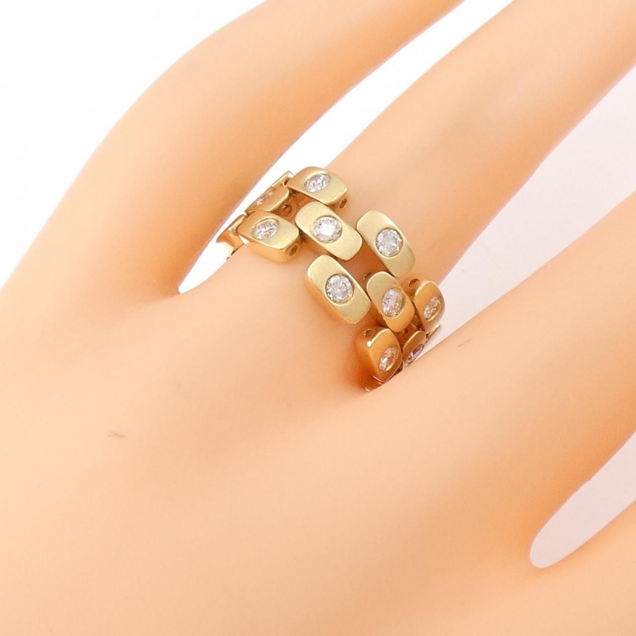 K18YG ダイヤモンド リング 0.50CT