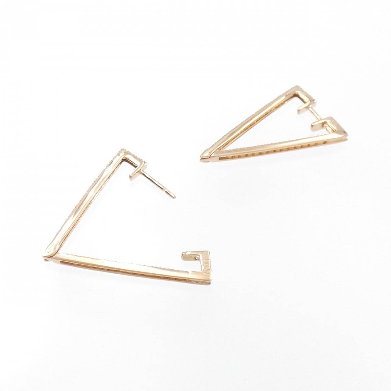 K18PG ダイヤモンド ピアス 0.59CT
