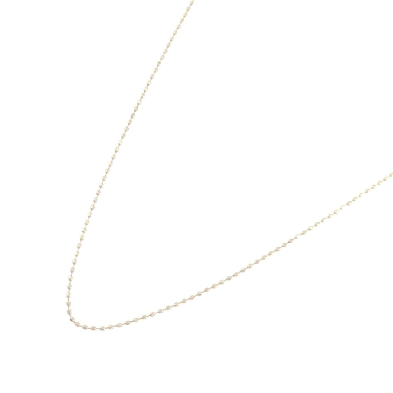 K10YG ball chain necklace