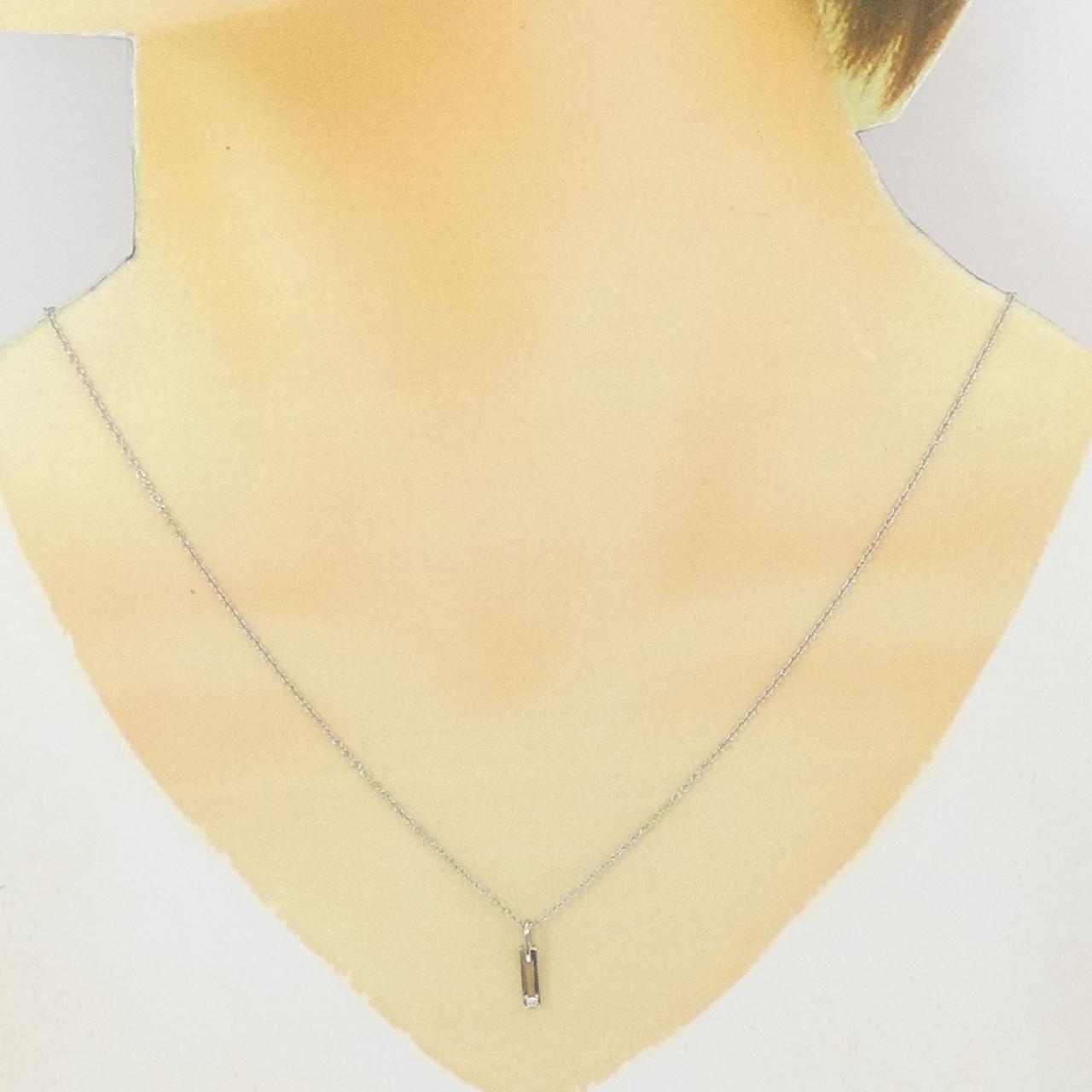 PT900/PT850 ダイヤモンド ネックレス 0.01CT
