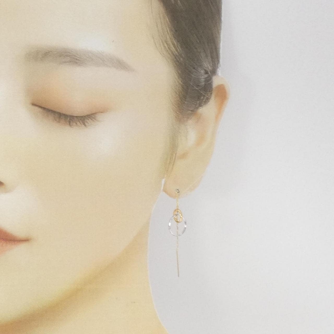 [BRAND NEW] K18YG/K14WG earrings