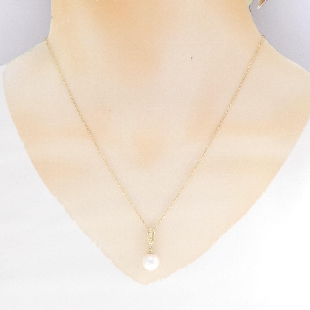 K18YG アコヤパール ネックレス 8.7mm