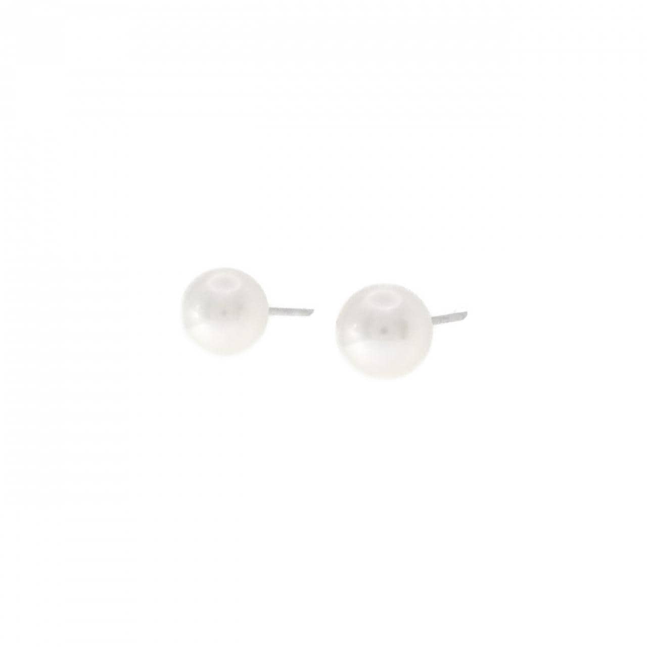PT900 アコヤパール ピアス 6.6mm