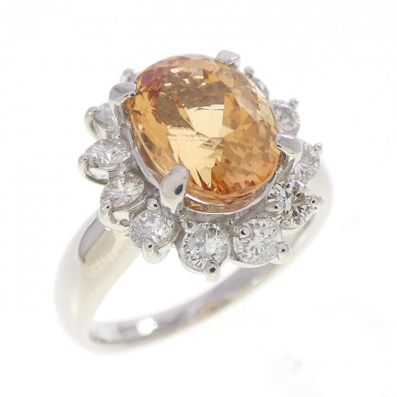PT900 インペリアルトパーズ リング 3.26CT