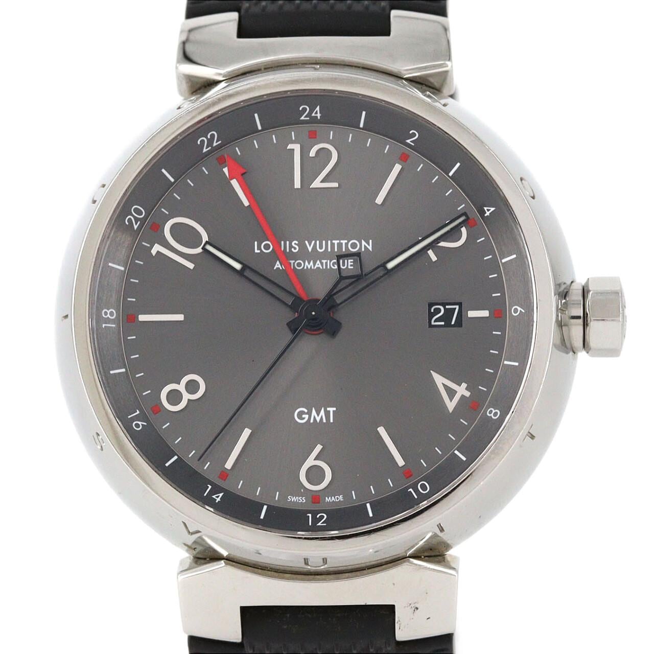 【ノーメンテナンス還元価格】ルイヴィトン タンブール GMT QA024 SS 自動巻