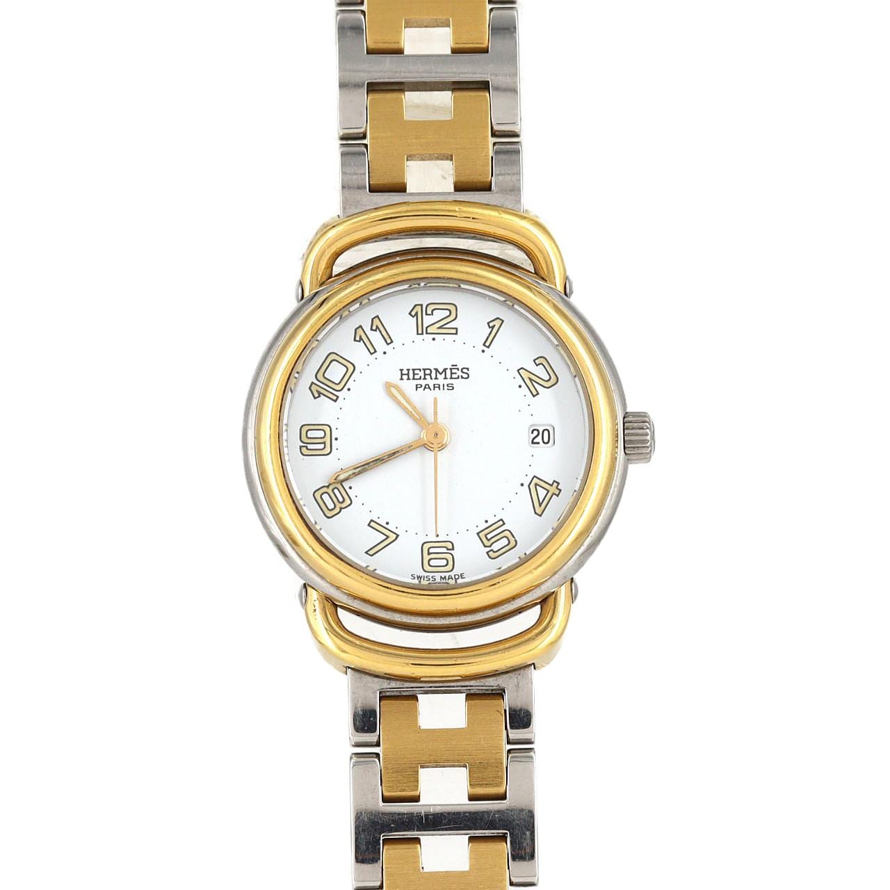 【ノーメンテナンス特価】エルメス プルマン コンビ PU2.240 SSxGP クォーツ