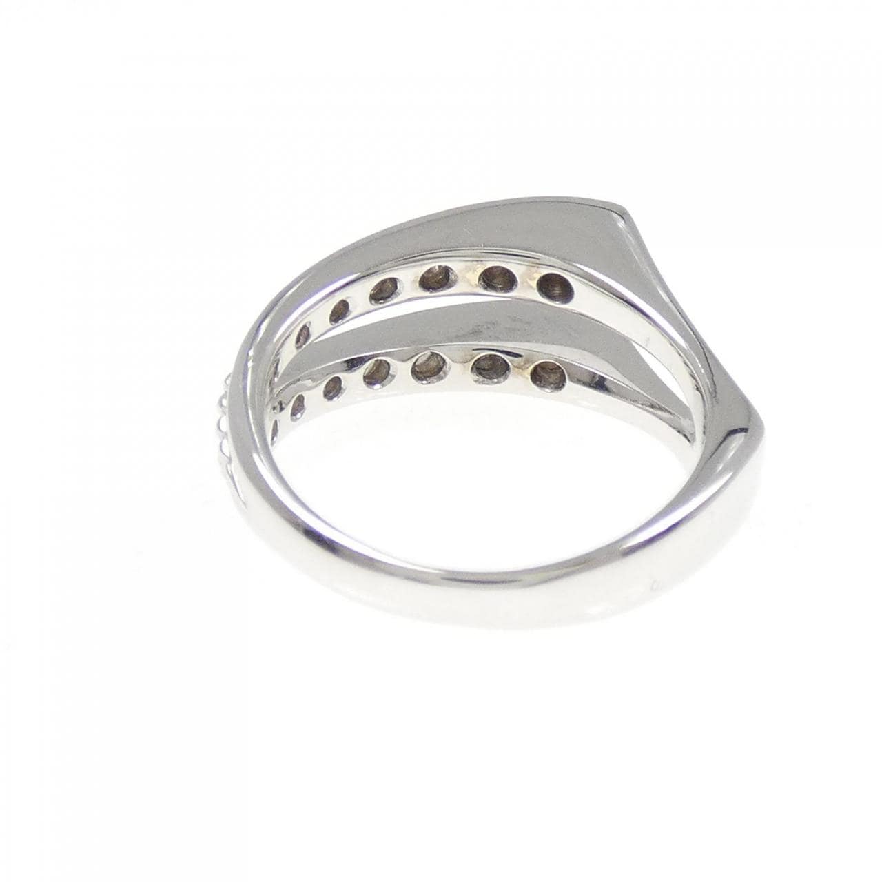 K18WG钻石小指戒指 0.30CT