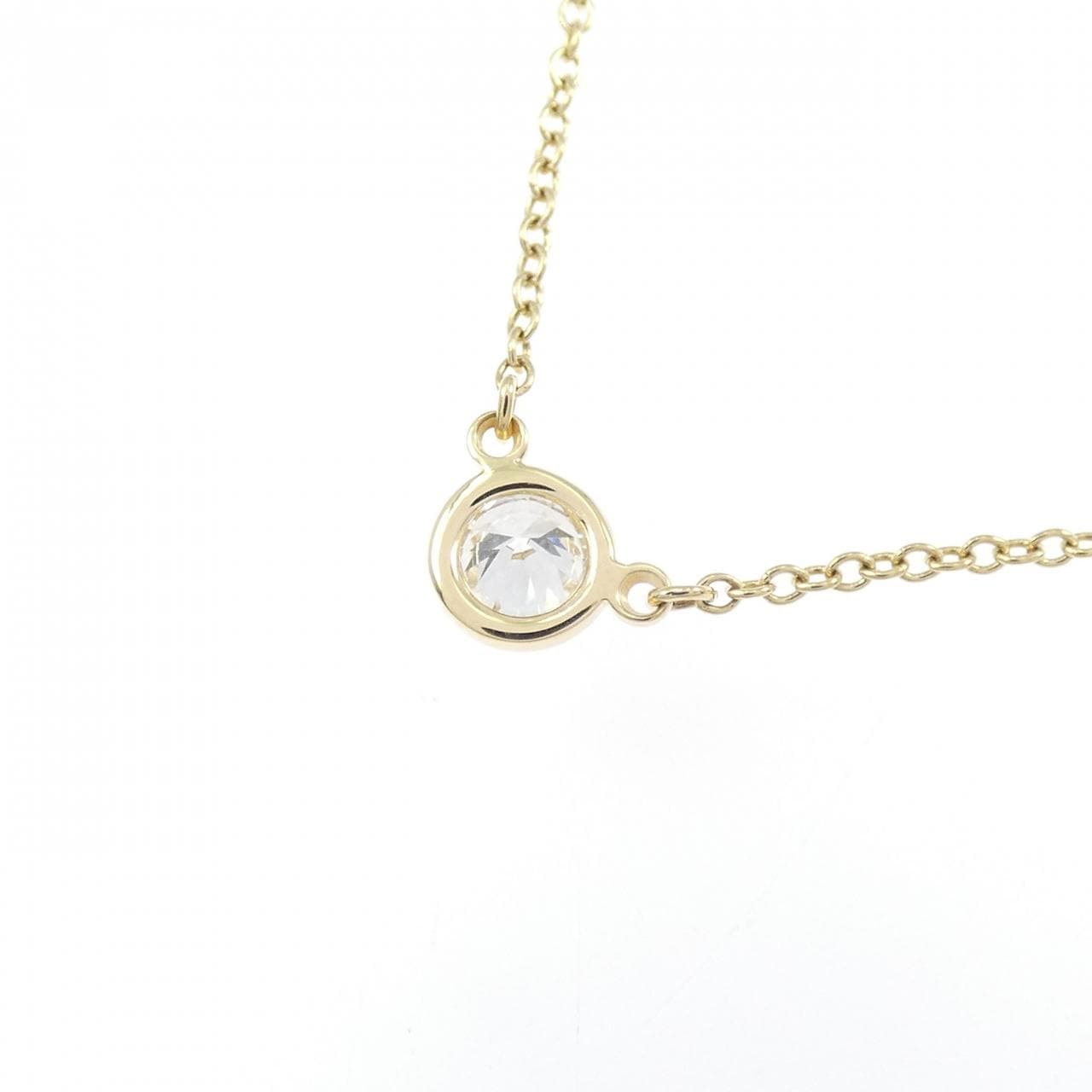 ティファニー バイザヤード ネックレス 0.22CT H VVS1 3EXT