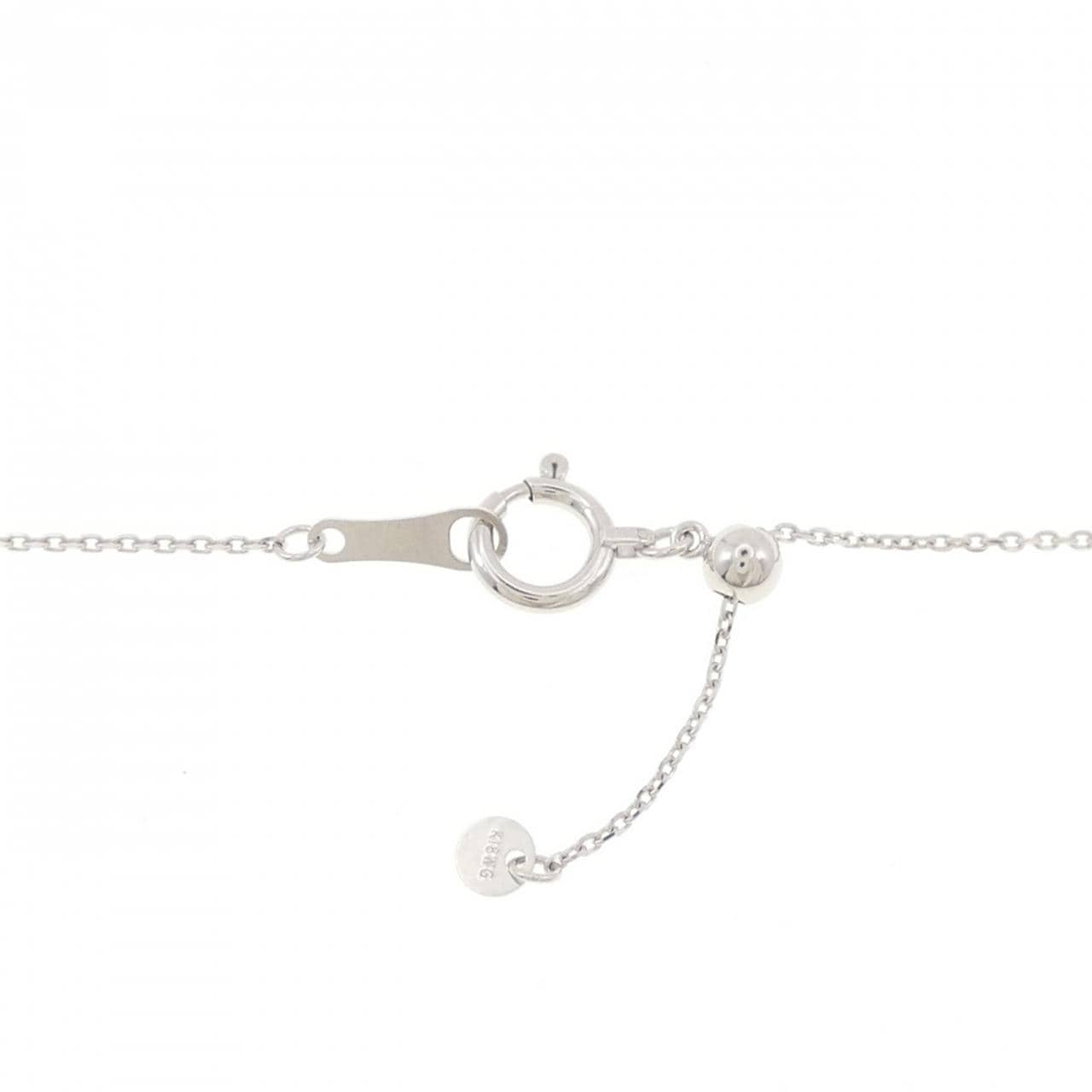 K18WG ダイヤモンド ネックレス 0.57CT