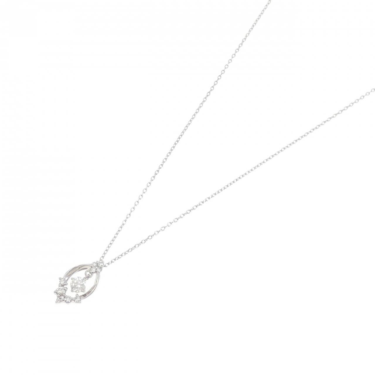PT950/PT850 ダイヤモンド ネックレス 0.10CT