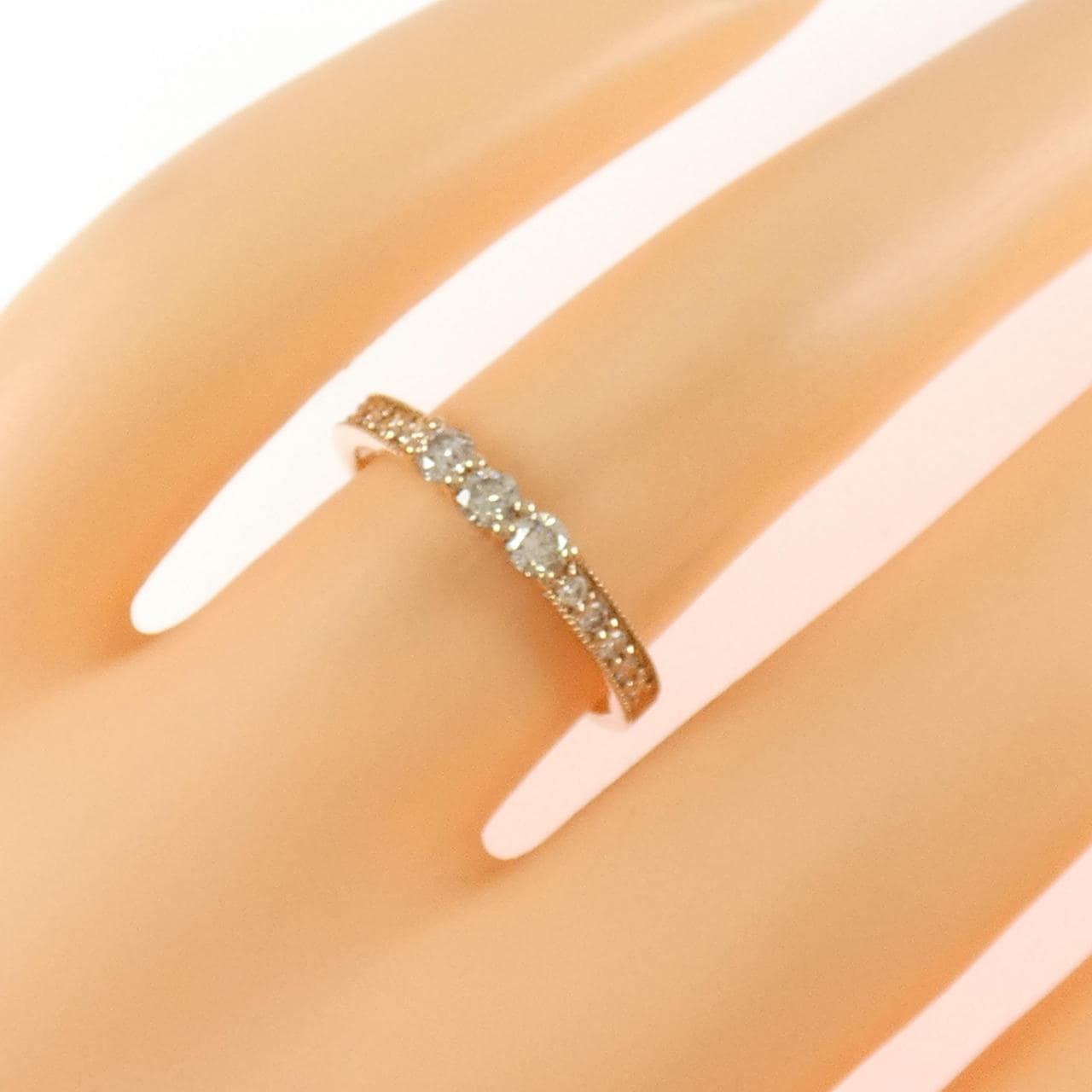 K18PG ダイヤモンド リング 0.34CT