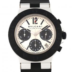 【ノーメンテナンス還元価格】ブルガリ アルミニウムクロノグラフ AC38TA/AC38TAVD アルミニウム 自動巻