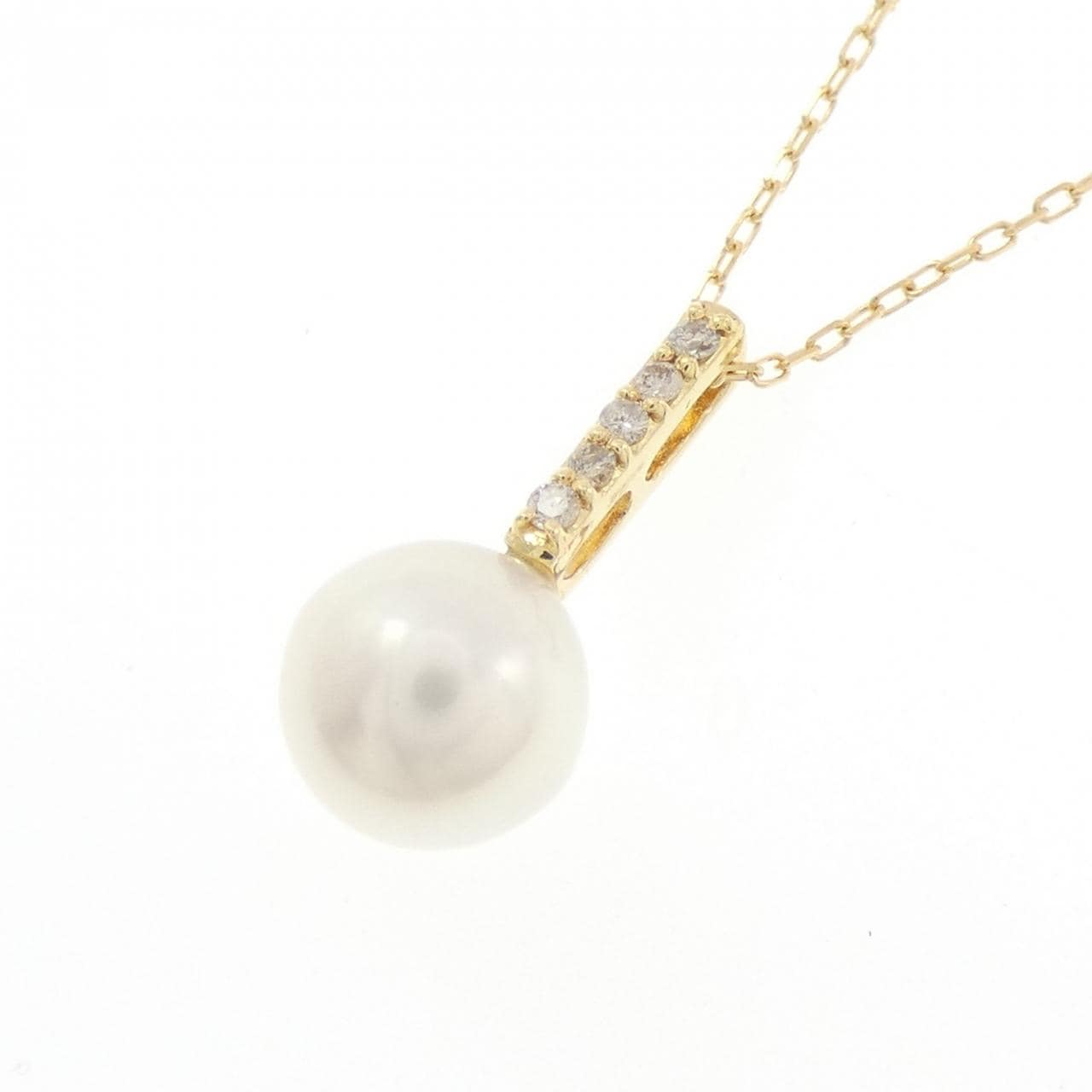 K18YG アコヤパール ネックレス 7.8mm