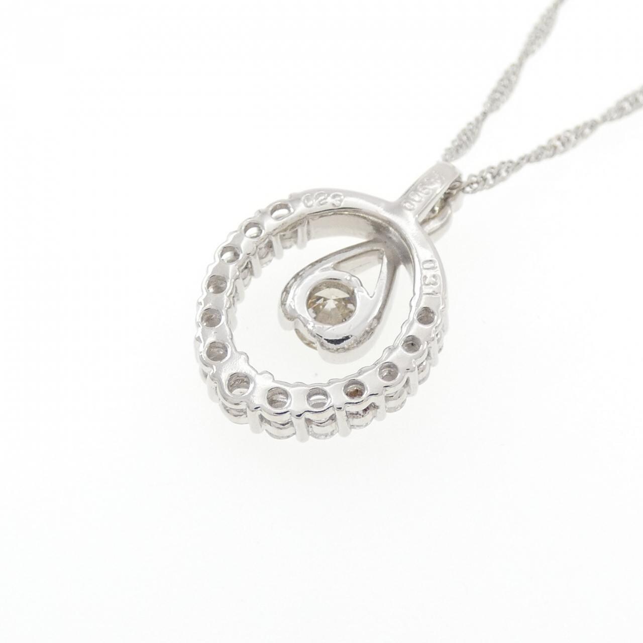 PT900/PT850 ダイヤモンド ネックレス 0.31CT