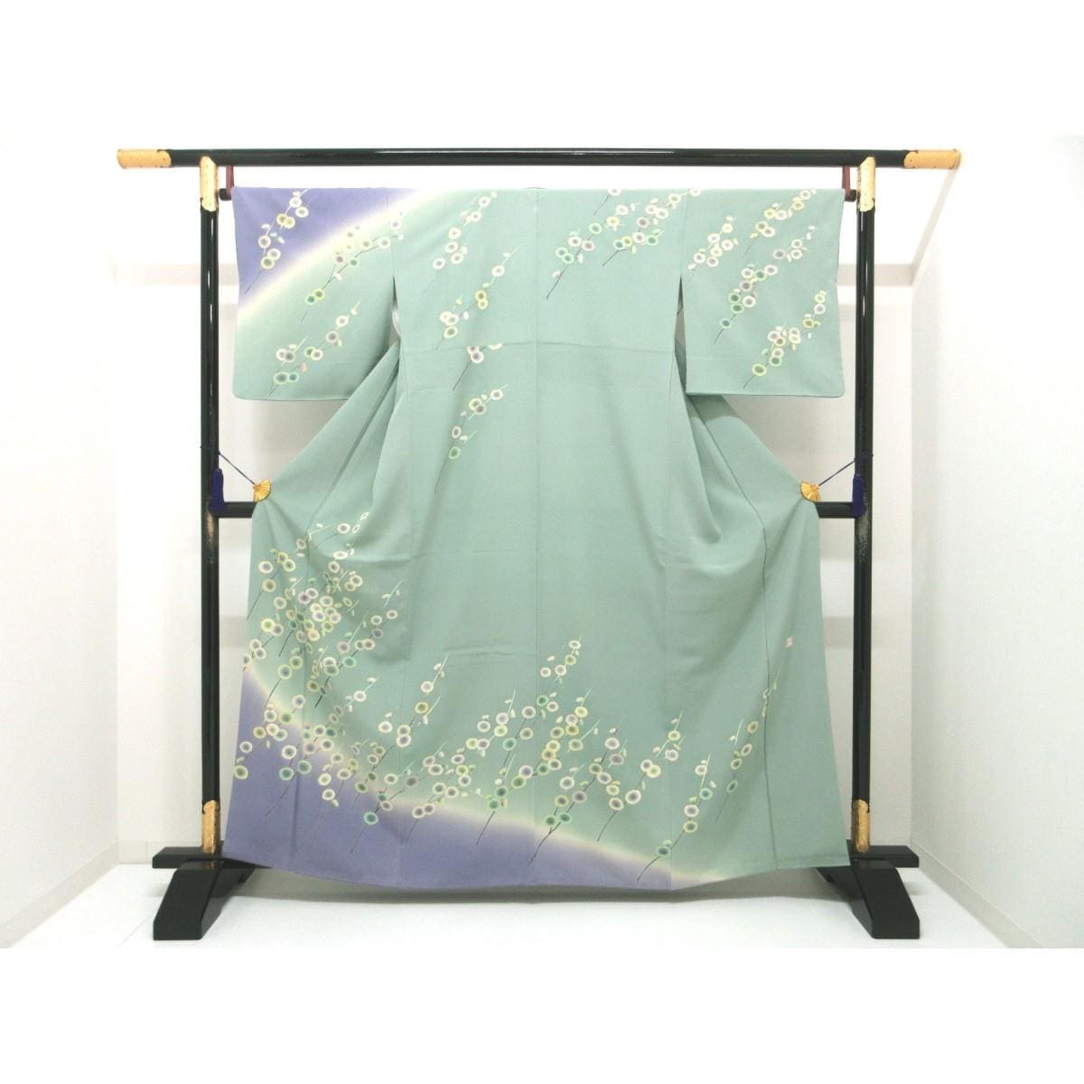 訪問着　上野工房　横木瓜
