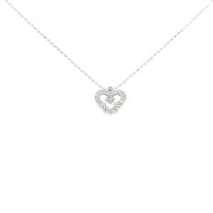 K18WG ダイヤモンド ネックレス 0.13CT
