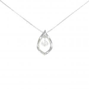 [BRAND NEW] PT Diamond Necklace 0.259CT F SI2 Good