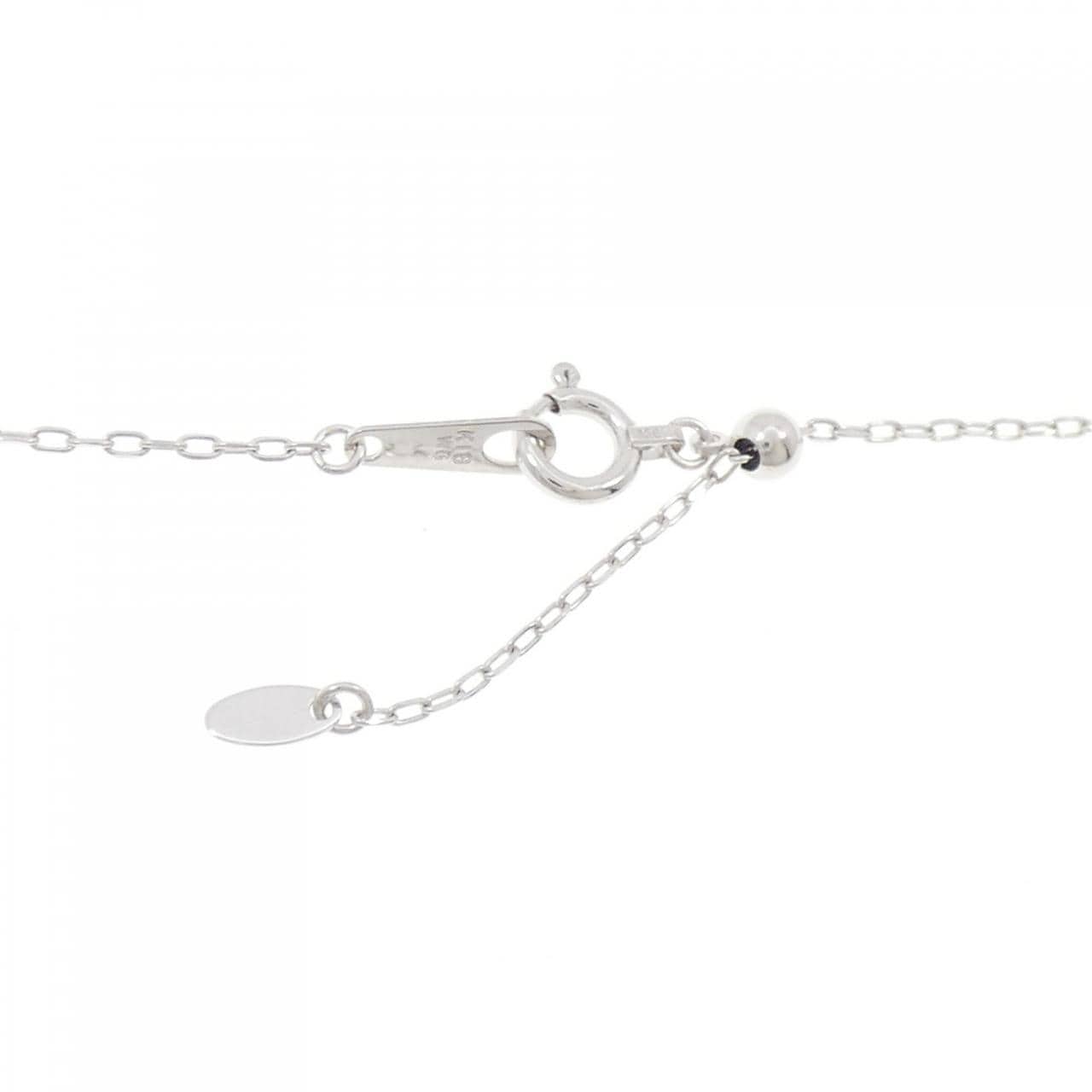 K18WG ハート ダイヤモンド ネックレス 0.20CT