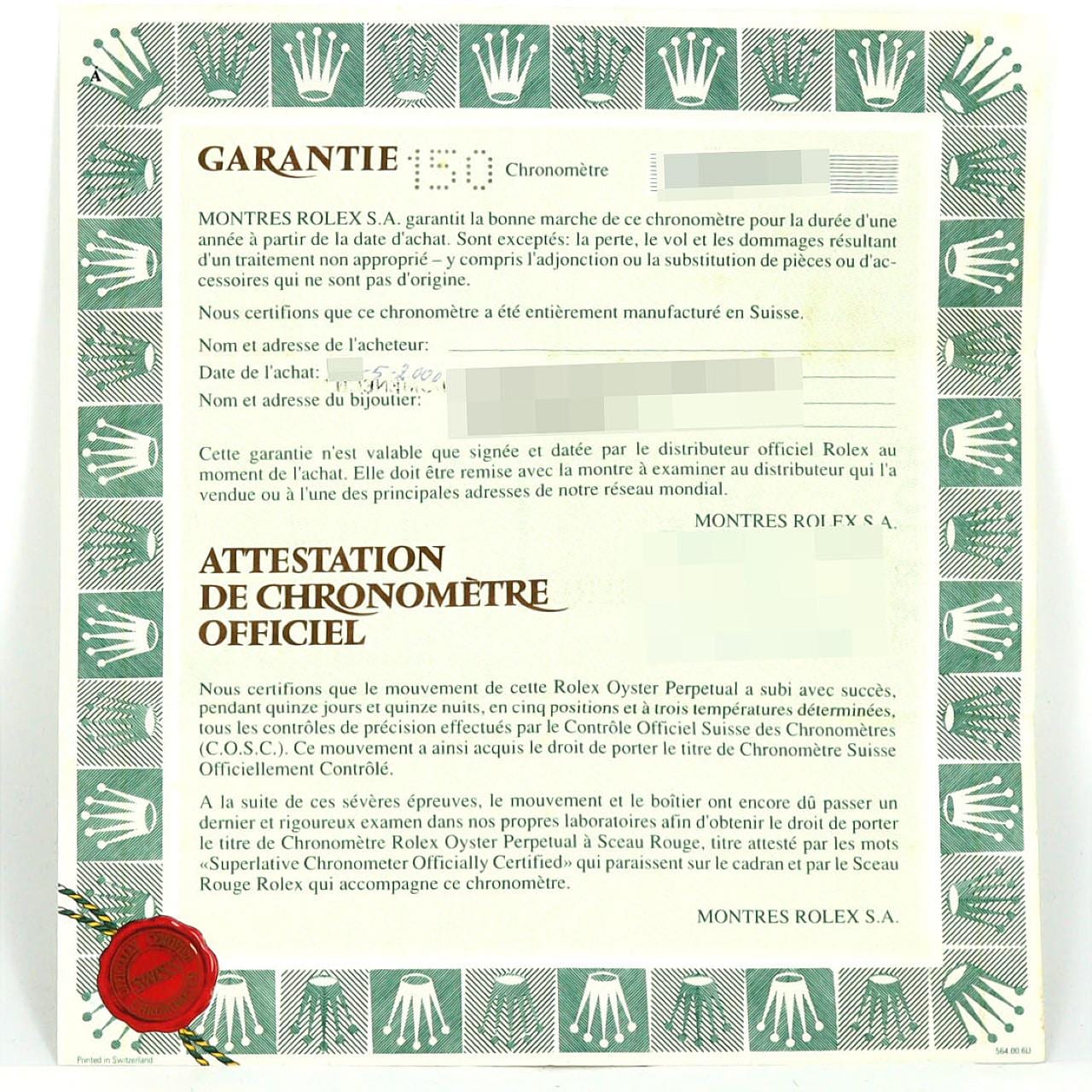 ロレックス エクスプローラーⅡ 16570 SS 自動巻 A番