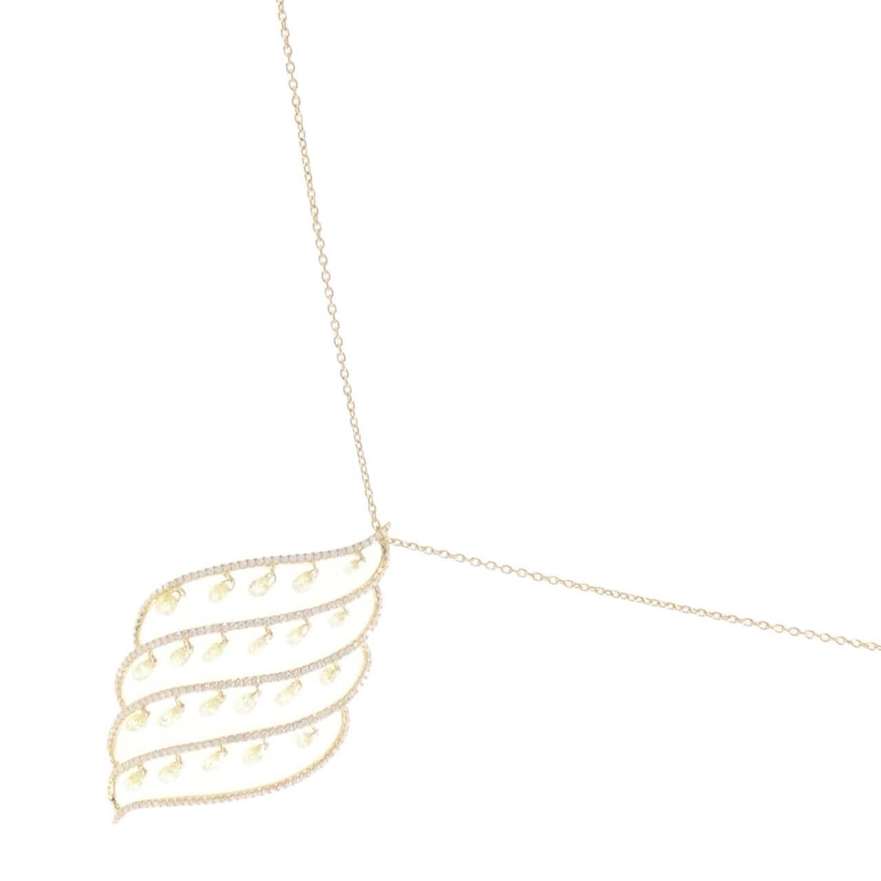 K18YG ダイヤモンド ネックレス 3.65CT