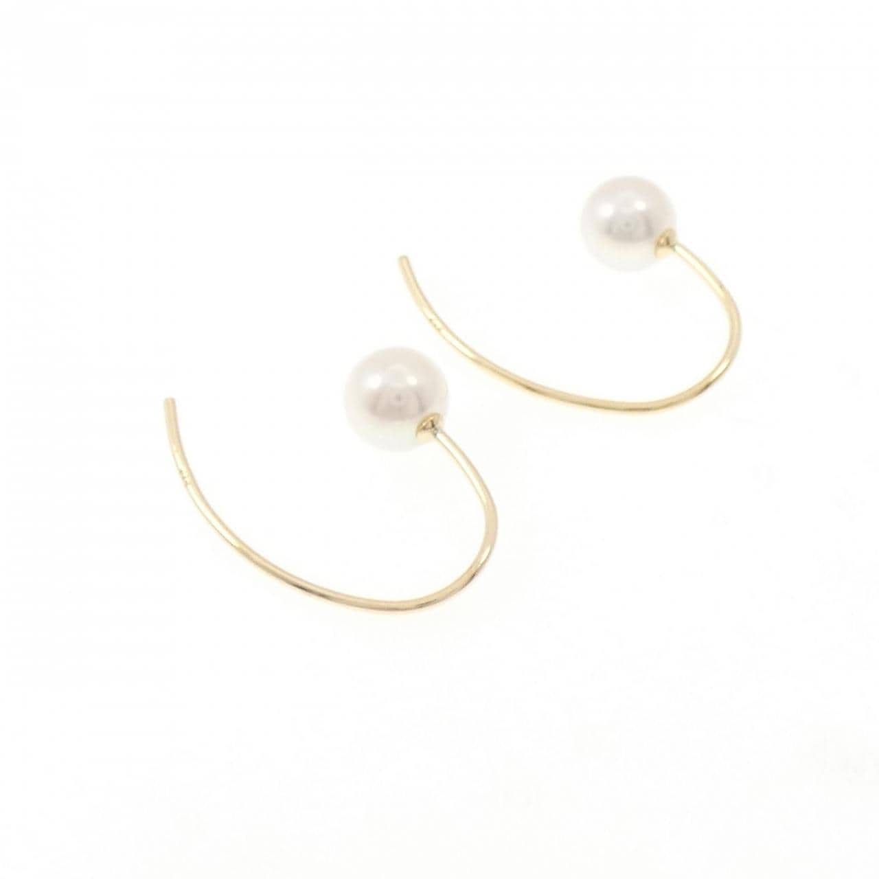 K18YG アコヤパール ピアス 5.7mm