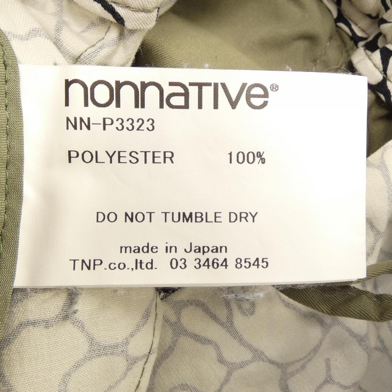 ノンネイティブ NONNATIVE NN-P3323 パンツ