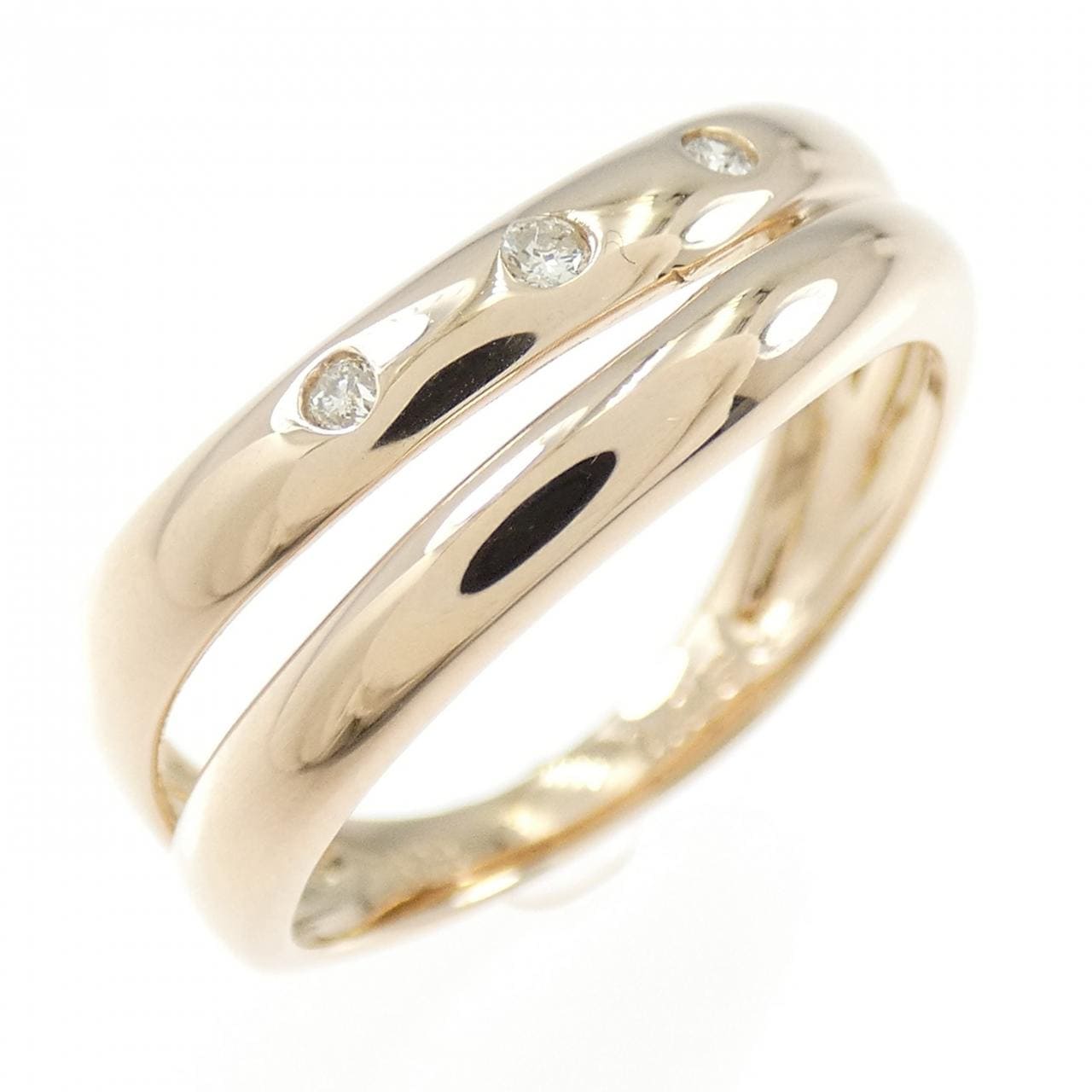 K18PG ダイヤモンド リング 0.05CT