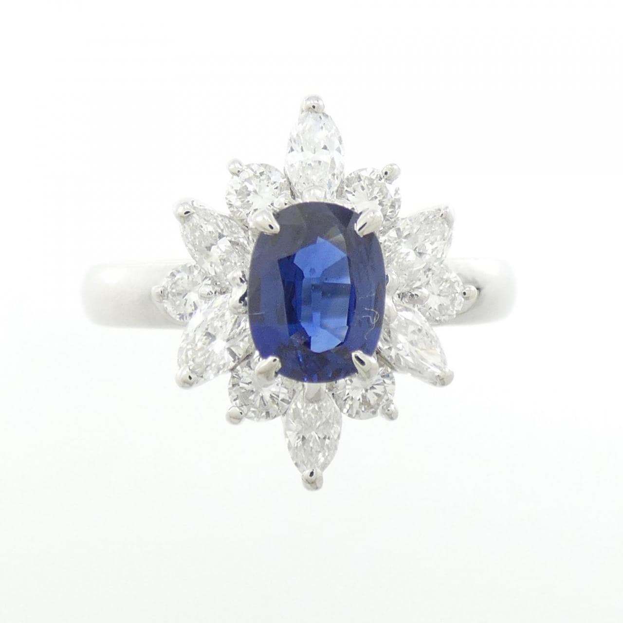 PT900 Sapphire Ring 0.94CT