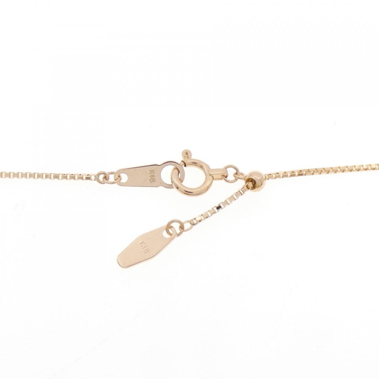 K18YG/K18PG バタフライ ブルートパーズ ネックレス