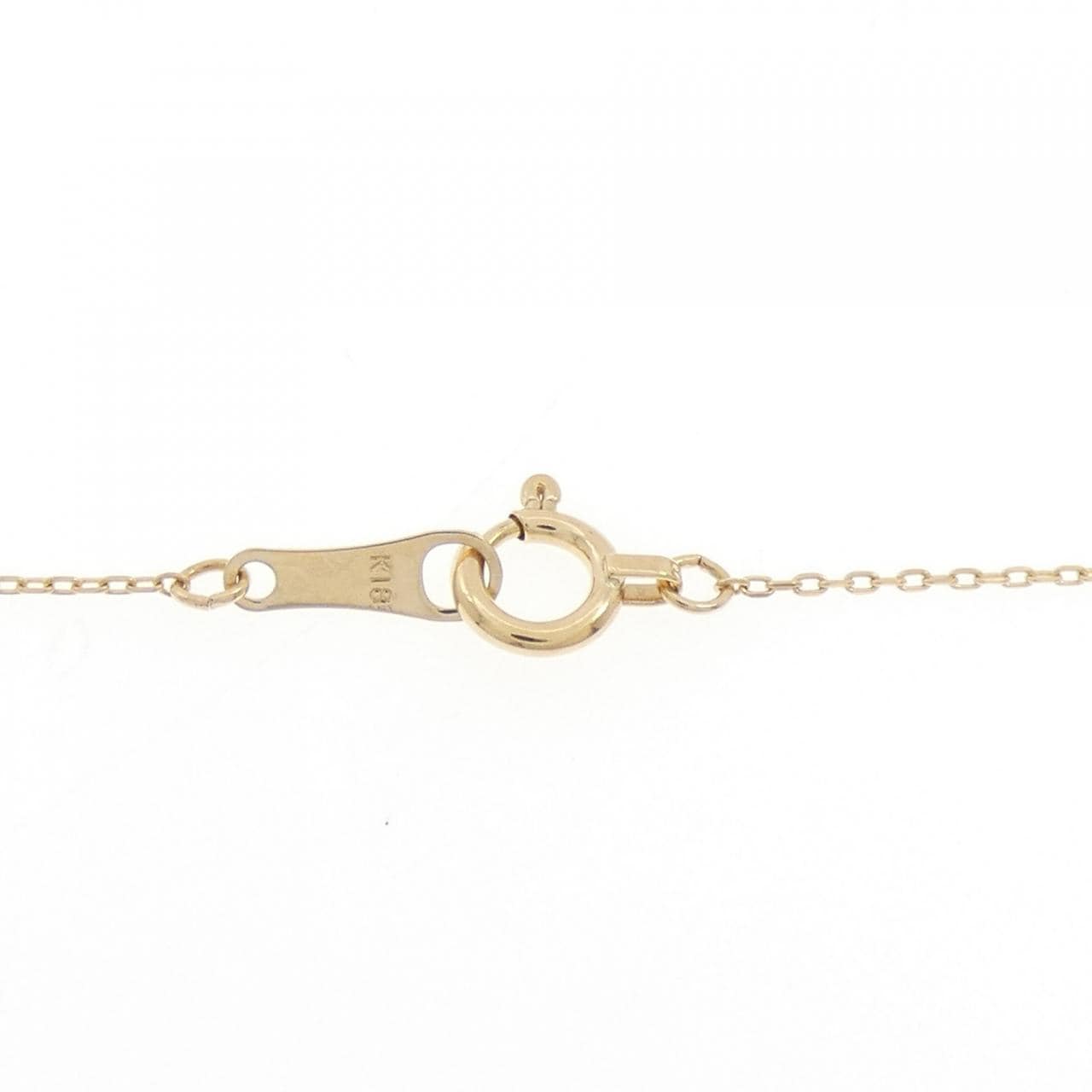 K18YG ダイヤモンド ネックレス 0.08CT