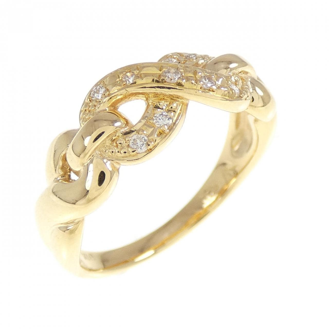 K18YG ダイヤモンド リング 0.05CT