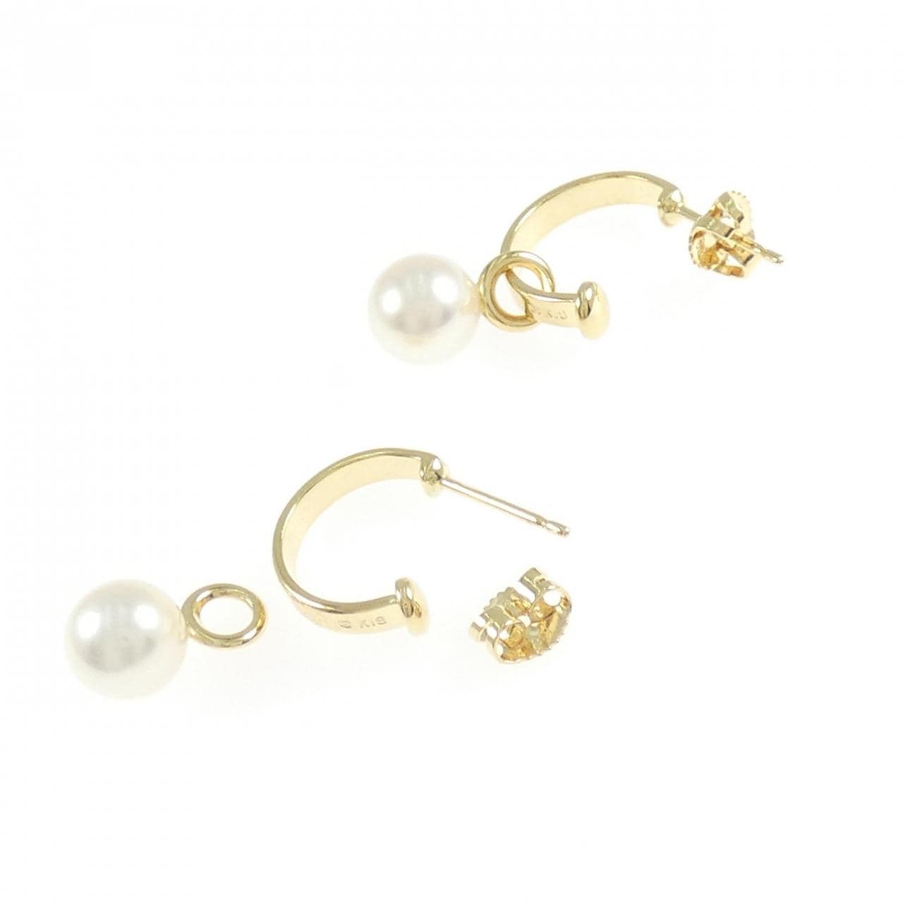 ミキモト アコヤパール ピアス 7.3mm